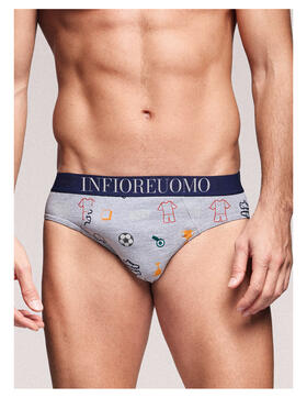 Slip uomo moda in cotone elasticizzato Infiore Uomo GLO0954 