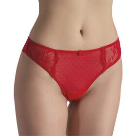 BRASILIANA DONNA IN TULLE ROSSO INTIMAMI ID854 