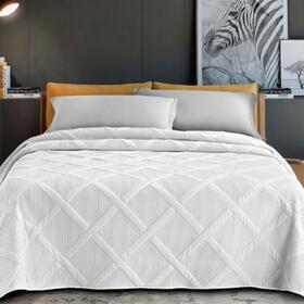 TRAPUNTINO MATRIMONIALE TINTA UNITA LOVELY HOME INTRECCI - 2 PIAZZE
&nbsp; 