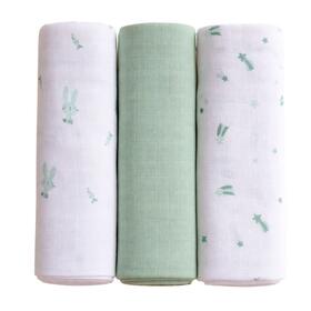 SET 3 PEZZI MUSSOLINE DI GARZA ELLEPI IX4051 