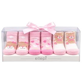 Set 3 paia di calzini neonato in caldo cotone Ellepi IX4060
&nbsp; 