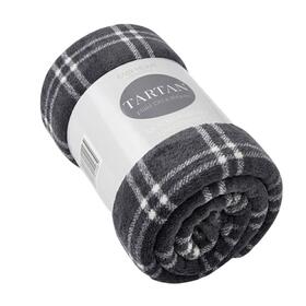 PLAID IN PILE EASY HOME TARTAN 2 PIAZZE 