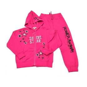 Girl&#39;s full zip tracksuit S-XXL TX508 TWO4ONE 