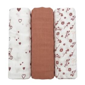 SET 3 MUSSOLE DI GARZA DA NEONATO MAFER WDD101
&nbsp; 