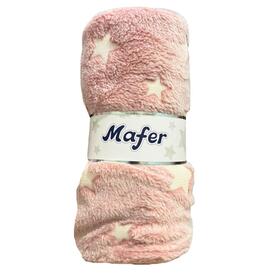COPEERTINA NEONATO IN SOFT PILE CON STELLINE LUMINOSE MAFER WDD24&nbsp; 