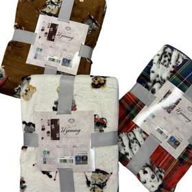 PLAID FANTASIA MAISON SOPHIE WYOMING 1 PIAZZA 160X210 