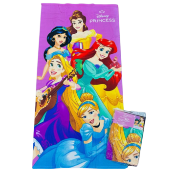 ДЕТСКОЕ ПЛЯЖНОЕ ПОЛОТЕНЦЕ PRINCESS MICROSPONGE 780513 - CIAM Centro Ingrosso Abbigliamento
