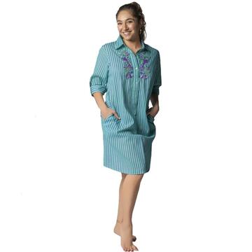ЖЕНСКОЕ ПЛАТЬЕ SERAFINO С ПОЛОСКАМИ MARILA 10297 - CIAM Centro Ingrosso Abbigliamento