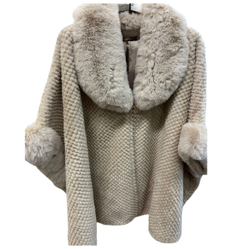 MANTELLA DONNA ECOPELLICCIA DONNA BELLA 10517 - CIAM Centro Ingrosso Abbigliamento