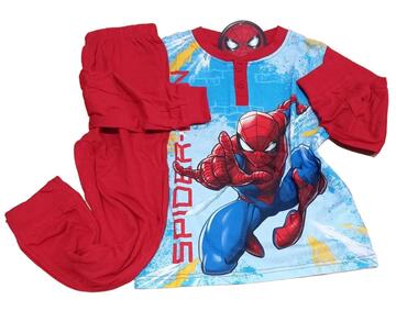 Pigiama da bambino in jersey di cotone Marvel Spiderman 1077 - CIAM Centro Ingrosso Abbigliamento