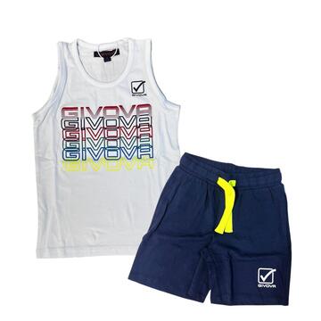 GIVOVA CCC010GB KINDER-SET TANKTOP UND SHORTS - CIAM Centro Ingrosso Abbigliamento