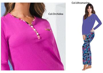 Женская пижама Intimami из хлопкового трикотажа ID1153 - CIAM Centro Ingrosso Abbigliamento