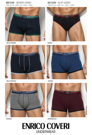 Slip uomo in cotone elasticizzato Enrico Coveri ES1249 - CIAM Centro Ingrosso Abbigliamento