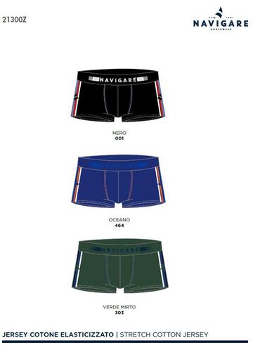 Men's fashion boxer in stretch cotton Navigare 21300Z - CIAM Centro Ingrosso Abbigliamento