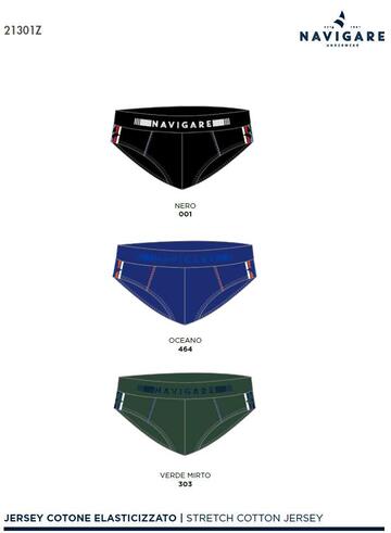 Men's fashion briefs in stretch cotton Navigare 21301Z - CIAM Centro Ingrosso Abbigliamento