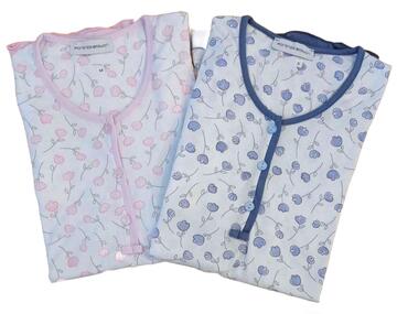 Short-sleeved women's pajamas in Fiorenza Amadori 130 cotton - CIAM Centro Ingrosso Abbigliamento