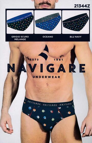 Men's fashion briefs in stretch cotton Navigare 21344Z - CIAM Centro Ingrosso Abbigliamento