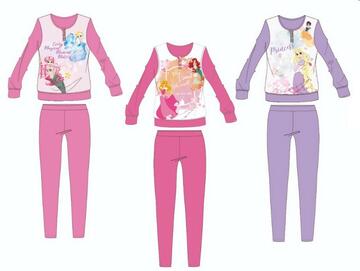 PIGIAMA BAMBINA LUNGO COTONE DISNEY PRINCESS 1390 - CIAM Centro Ingrosso Abbigliamento