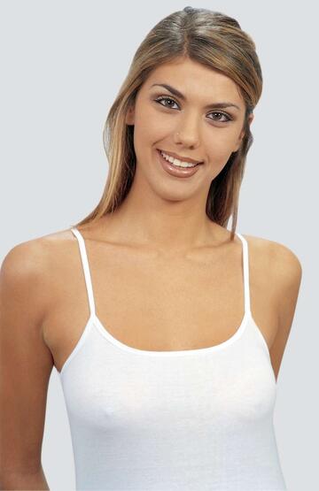 WOMEN'S NARROW SHOULDER TANK TOP LEABLE 1403 SIZE 3-6 - CIAM Centro Ingrosso Abbigliamento