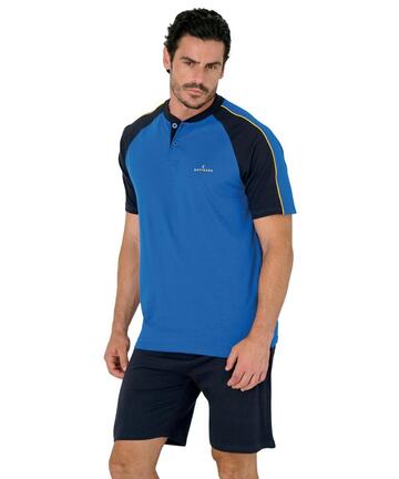 Pigiama uomo a manica corta in cotone Navigare 141994