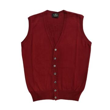 MEN'S VEST WITH BUTTONS IN MERINO WOOL BLEND MV MS161B - CIAM Centro Ingrosso Abbigliamento