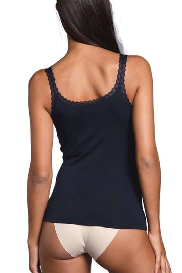 Women's shoulder tank top in modal cotton Esse Speroni 1702 - CIAM Centro Ingrosso Abbigliamento