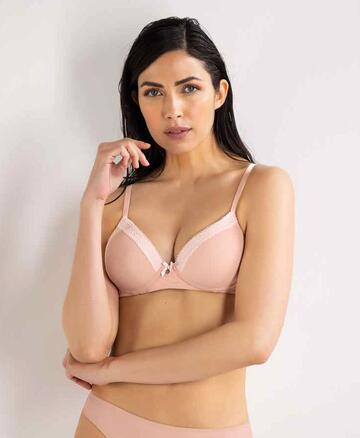 SieLei Darling 1876 Micro Mesh and Lace Non-Wired Padded Bra - CIAM Centro Ingrosso Abbigliamento