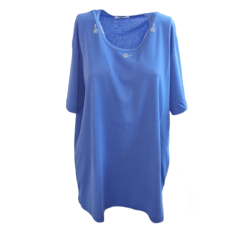T-SHIRT DONNA GIROCOLLO MANICA CORTA KARTIZA OVER 7025  - CIAM Centro Ingrosso Abbigliamento