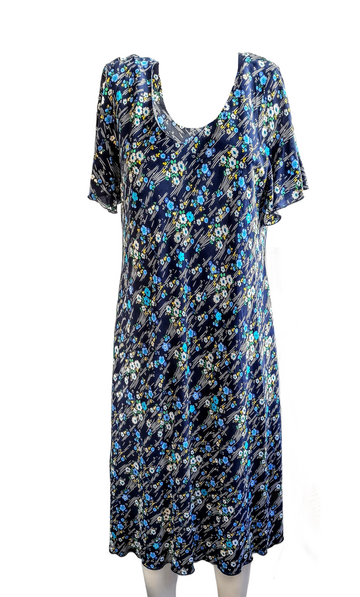 M-XXL Женское летнее платье с короткими рукавами April Look - CIAM Centro Ingrosso Abbigliamento