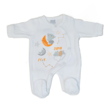 Tutina intera da neonato in morbida ciniglia BQ3252 Ellepi - CIAM Centro Ingrosso Abbigliamento