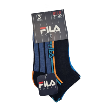 CALZINO BAMBINO PRIMAVERILE INVISIBLE SOCKS FILA F8191 (3 PAIA)  - CIAM Centro Ingrosso Abbigliamento