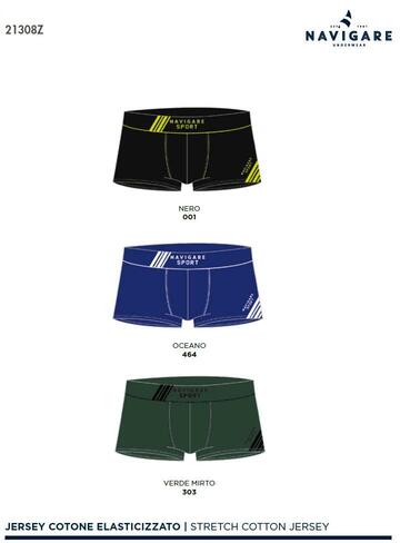 Men's fashion boxer shorts in stretch cotton Navigare 21308Z - CIAM Centro Ingrosso Abbigliamento