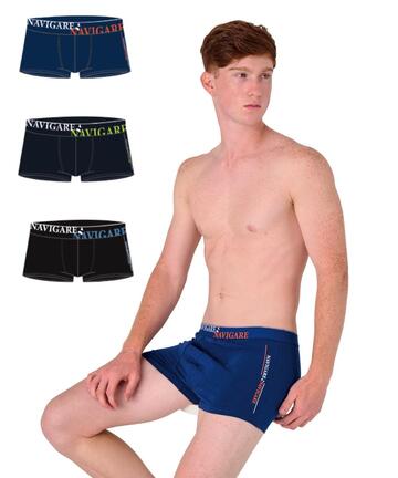 Boxer da ragazzo in cotone elasticizzato Navigare 21578J