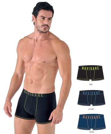 Boxer uomo in cotone elasticizzato Navigare 21582