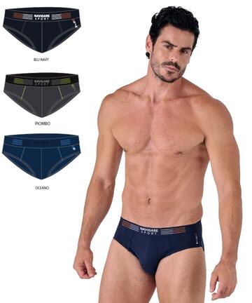 Slip uomo in cotone elasticizzato Navigare 21589