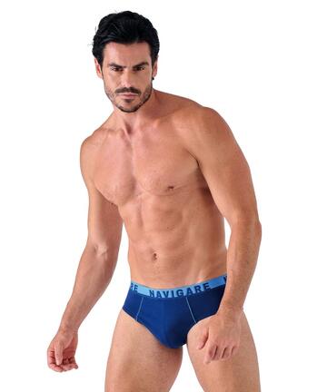 Navigare 21595 Men's Stretch Cotton Briefs - CIAM Centro Ingrosso Abbigliamento