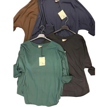 MAGLIA DONNA TAGLIO VIVO MANICA LUNGA FLORA 2172 - CIAM Centro Ingrosso Abbigliamento