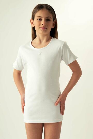 T-shirt bambina in cotone felpato Oltremare 2411 Tg.10/14 - CIAM Centro Ingrosso Abbigliamento