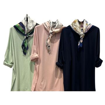 BLUSA DONNA CON FOULARD FLORA 24835&nbsp;