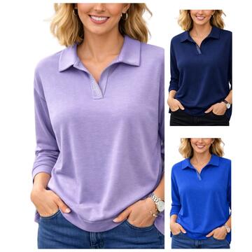 POLO OVER DONNA MANICA LUNGA FEDERICA 2483&nbsp;