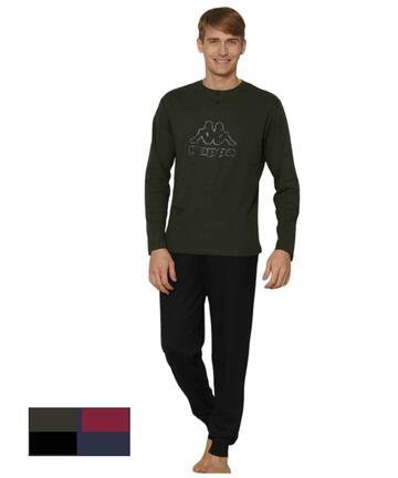 Pigiama uomo in jersey di cotone caldo Kappa KMW25003 - CIAM Centro Ingrosso Abbigliamento