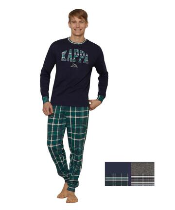 Pigiama uomo in jersey di cotone caldo Kappa KMW25014 - CIAM Centro Ingrosso Abbigliamento