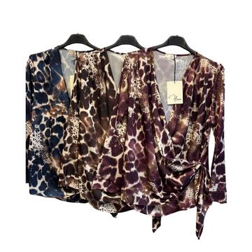 CAMICETTA FIOCCO DONNA MANICA LUNGA FLORA 2580 - CIAM Centro Ingrosso Abbigliamento