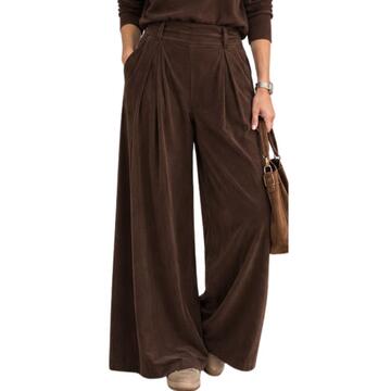 Pantalone a palazzo in velluto Flora 266135