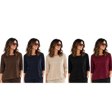 Maglia donna in viscosa soft Flora 268178&nbsp; - CIAM Centro Ingrosso Abbigliamento