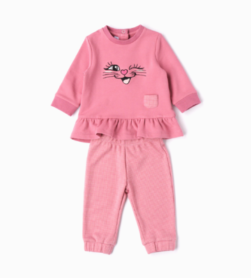 Completino due pezzi da neonata 27132 Mignolo 3-12 Mesi  - CIAM Centro Ingrosso Abbigliamento