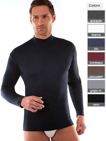 Men's turtleneck top in warm cotton Liabel 2828/163 - CIAM Centro Ingrosso Abbigliamento