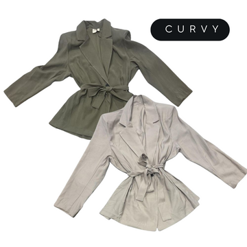 GIACCA DONNA OVER FLORA CURVY 260036 &nbsp; - CIAM Centro Ingrosso Abbigliamento