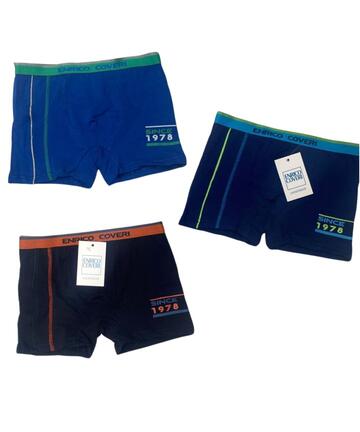 Boxer ragazzo in cotone elasticizzato Enrico Coveri EB4168 - CIAM Centro Ingrosso Abbigliamento