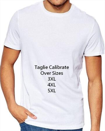 T-shirt TAGLIE FORTI unisex in jersey di cotone Map 3001 Bianco TRI-PACK - CIAM Centro Ingrosso Abbigliamento